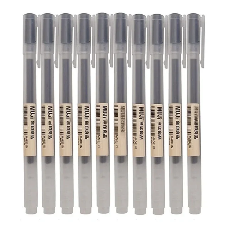 6/8Pcs/Set MUJIs Gel Pen Black - Muji Stationery Gel Pen recension och pris