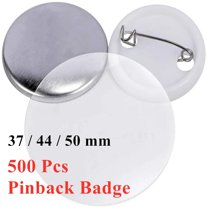 500Pcs/set Blank Badge Pinback - Button Badge Blank recension och pris