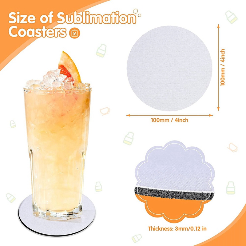 Sublimation Blank Cup Coasters - Coaster Sublimation Blank recension och pris