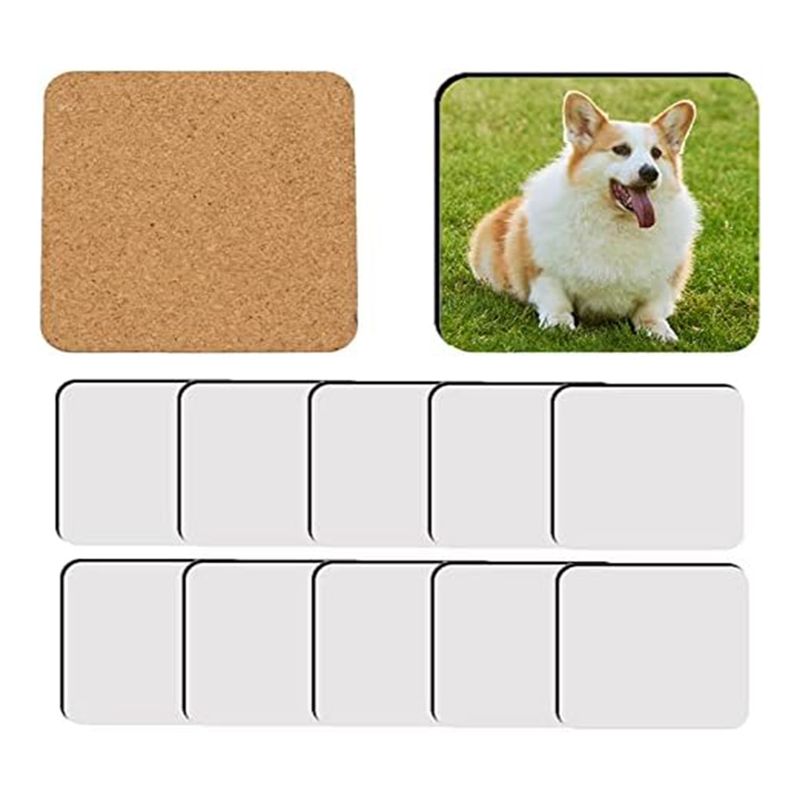 BHBL 12 Pcs Sublimation Square - Coaster Sublimation Blank recension och pris