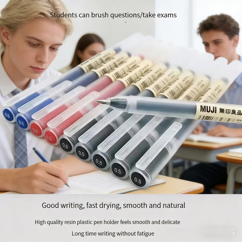 6/8Pcs MUJIs Ballpoint Pen Set - Muji Stationery Gel Pen recension och pris