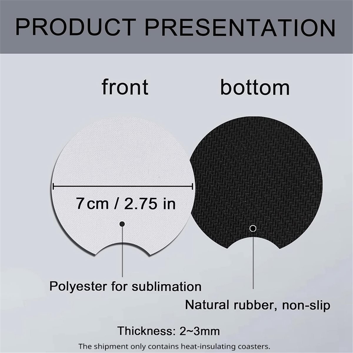 Budget-Friendly-Bulk Sublimati - Coaster Sublimation Blank recension och pris