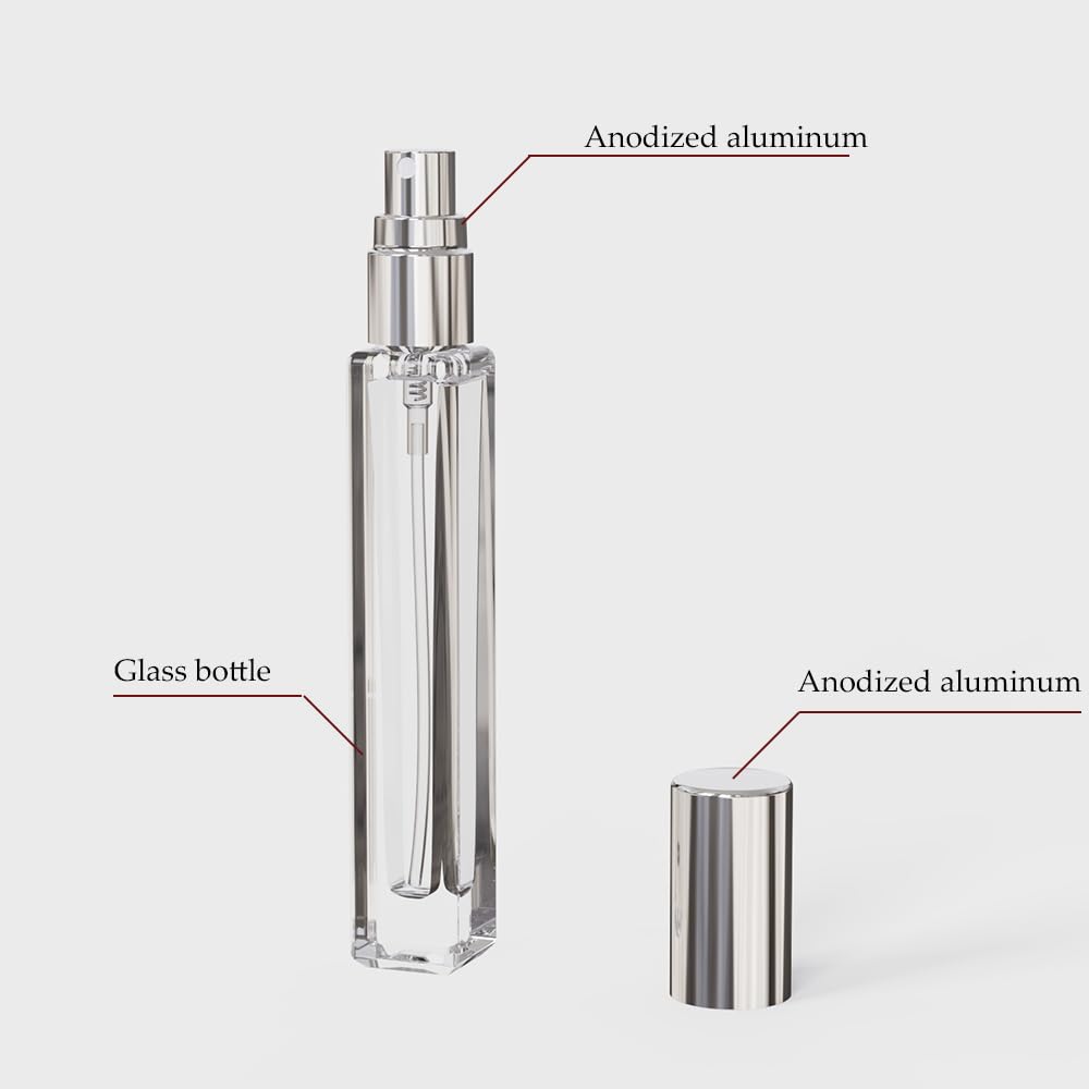 5-Piece Cologne Atomizer Empty - Water Bottle Blank recension och pris