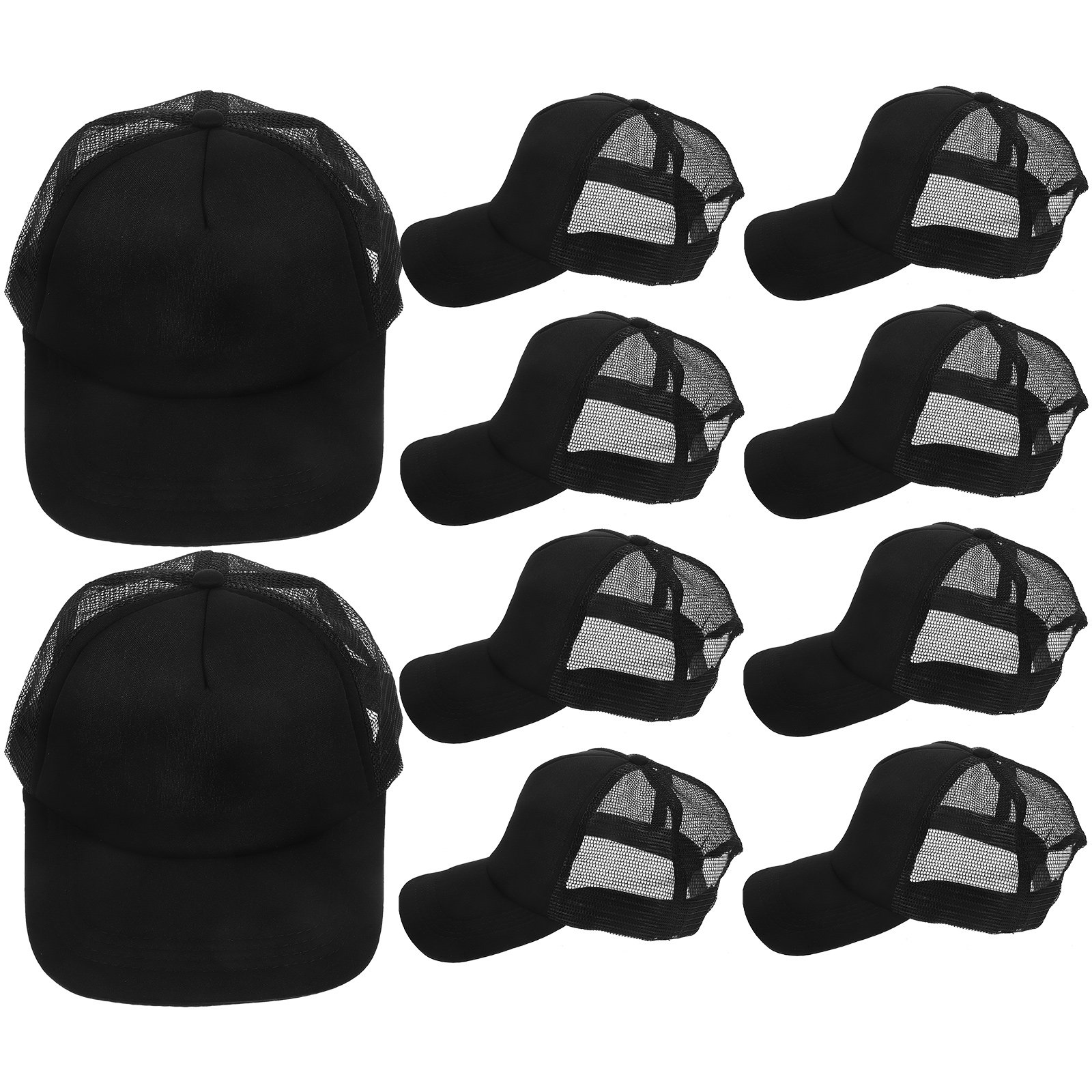10Pcs Blank Mesh Baseball Hats - Hat Sublimation Blank recension och pris