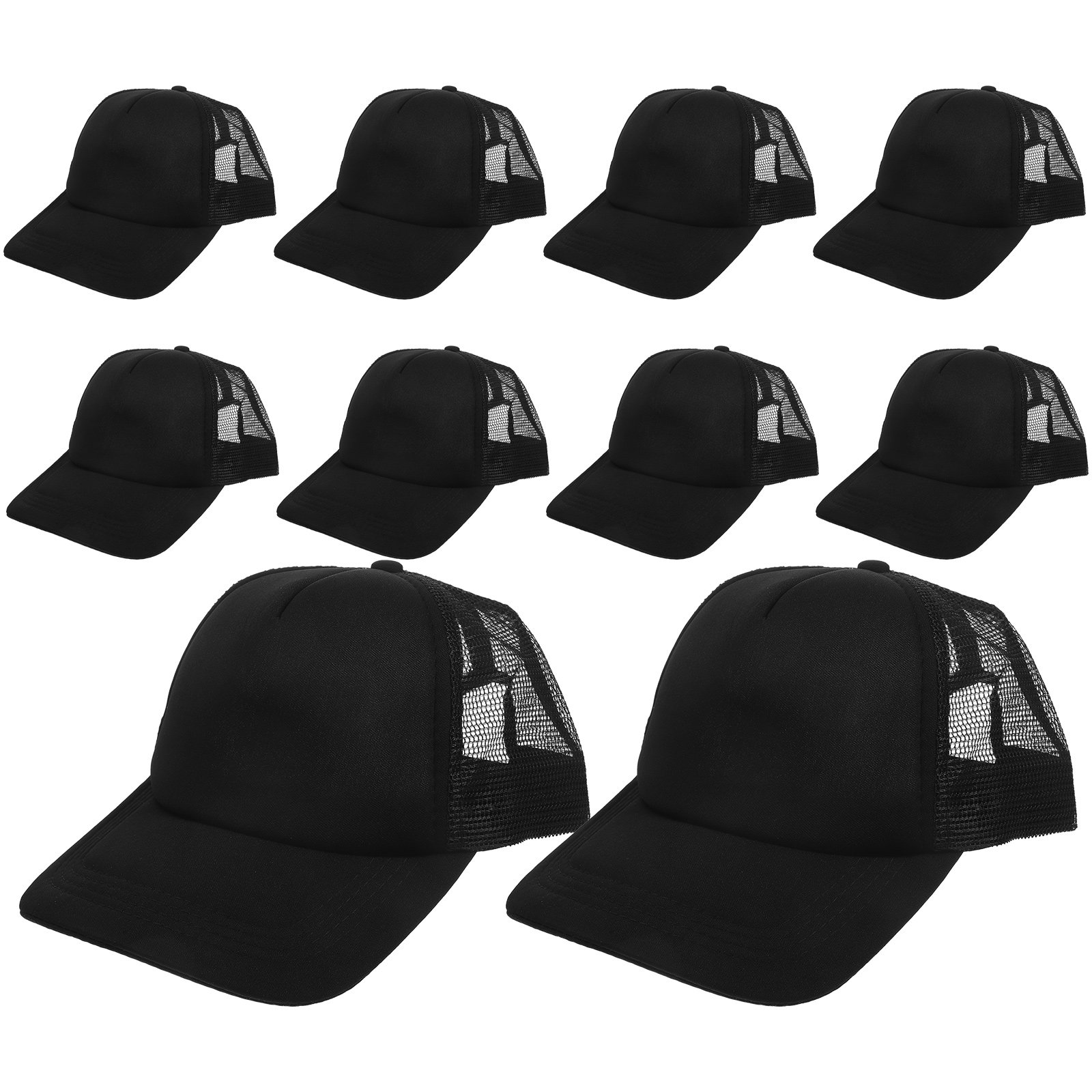 10Pcs Blank Mesh Baseball Hats - Hat Sublimation Blank recension och pris