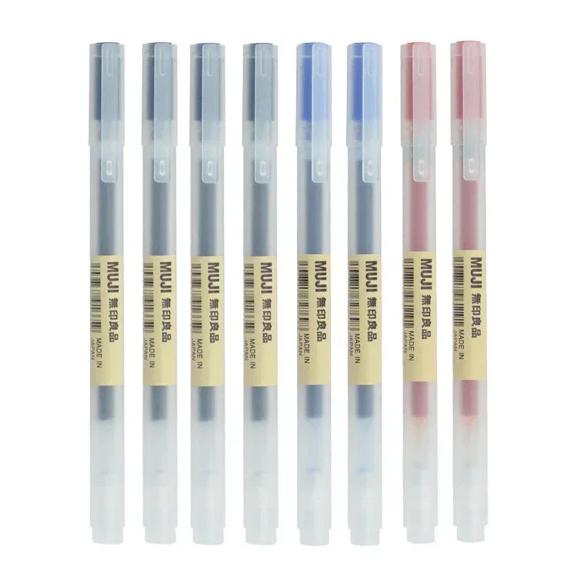 6/8Pcs/Set MUJIs Gel Pen Black - Muji Stationery Gel Pen recension och pris