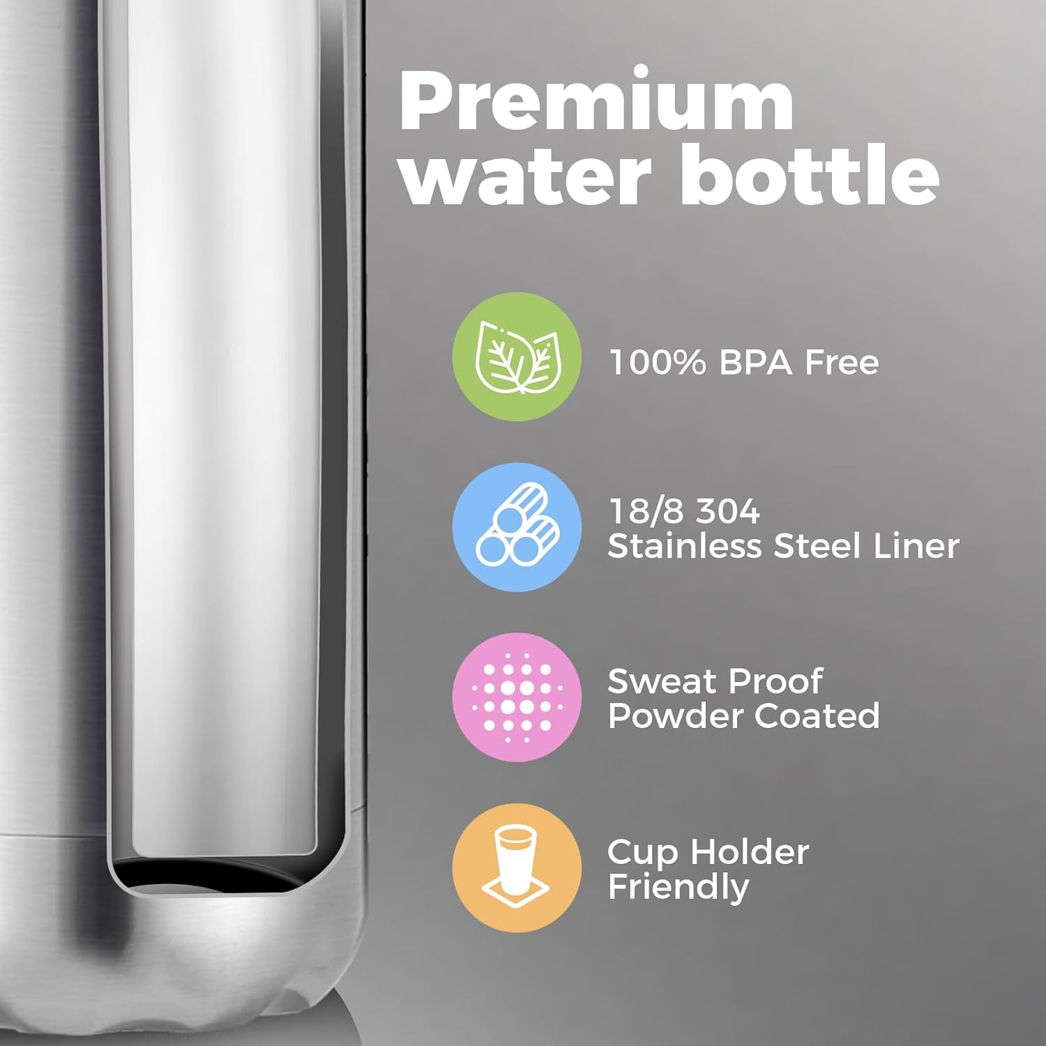 Outdoor Sport Double Wall Stai - Water Bottle Blank recension och pris