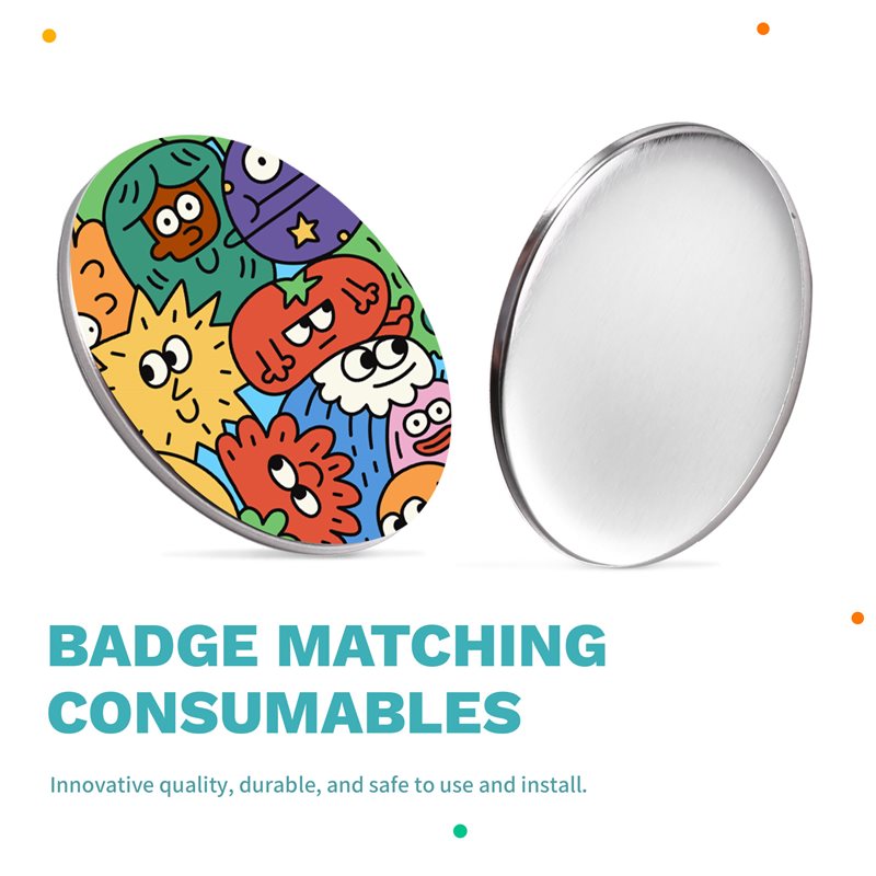 Blank Mirror Badge Button Make - Button Badge Blank recension och pris