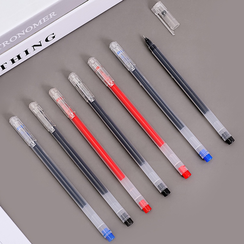 0.5mm Large Capacity Black/Red - Muji Stationery Gel Pen recension och pris