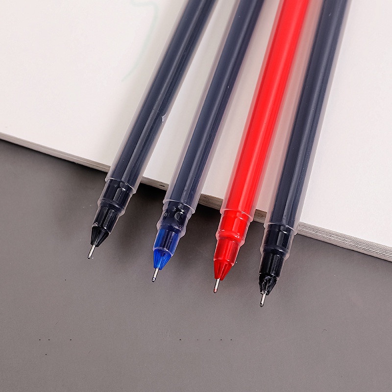 0.5mm Large Capacity Black/Red - Muji Stationery Gel Pen recension och pris