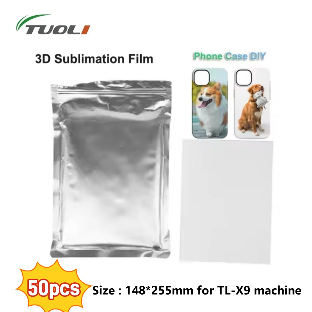 TUOLI 50pcs Phone Case Film DI - Phone Case Blank Print recension och pris